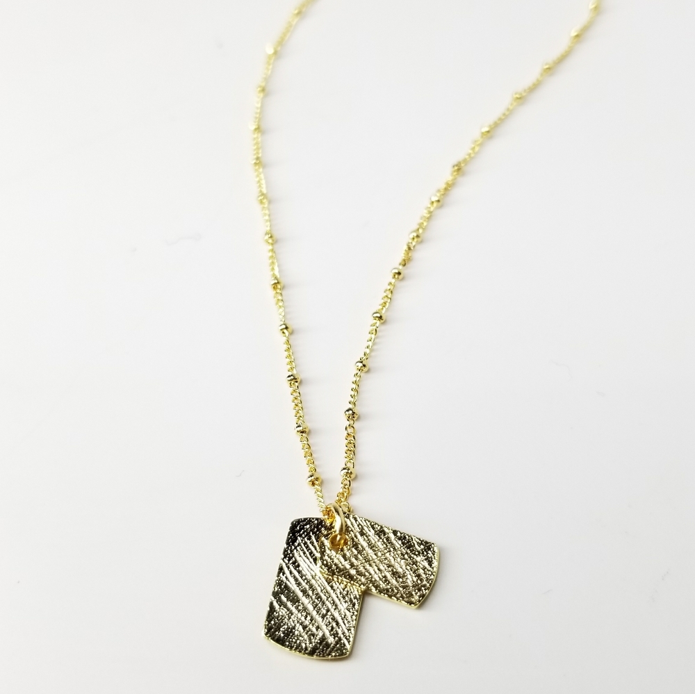 💖 New in Gift Box 🎁 Double Tags Necklace